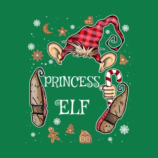 Cute Princess Elf Xmas Costume T-Shirt