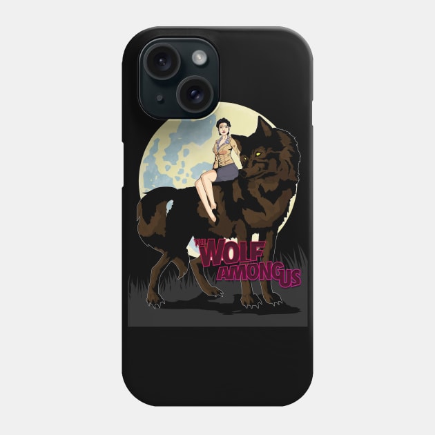 One Big Bad Wolf Phone Case by shadyfolk