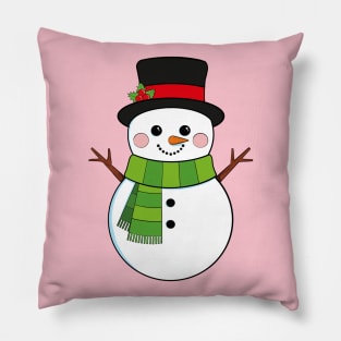 Cute Snowman Pillow