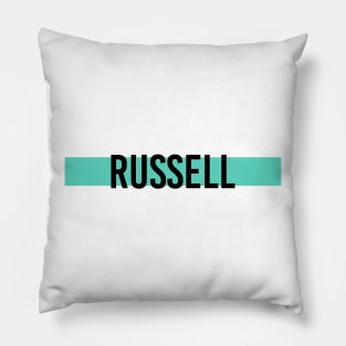 George Russell Driver Name - 2022 Season #4 Pillow