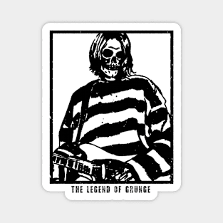 Black skull legend Magnet