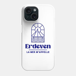 Erdeven the sea calls me - Brittany Morbihan 56 Sea Holidays Beach Phone Case