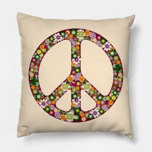 Peace Love Happiness Pillow