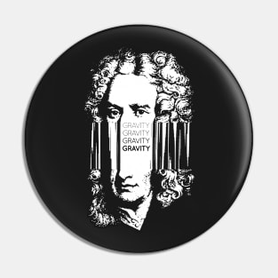 Cool Physics Gifts Isaac Newton Gravity Pin