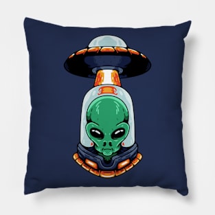 Alien And UFO Pillow