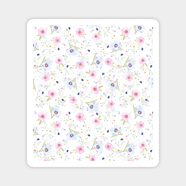 Light flower pattern Magnet by Grave Studio