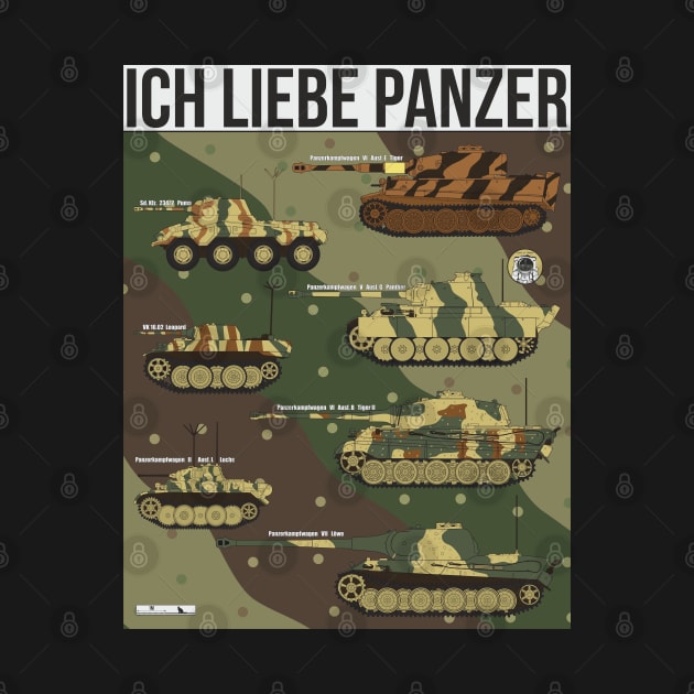 Ich liebe panzer (German. I love tanks) by FAawRay