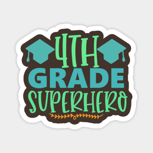 4th Grade Superhero Magnet