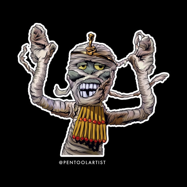 Mad Monster Mummy by pentoolarts