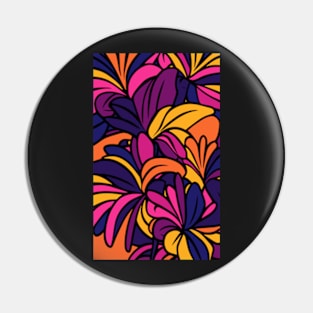 Flower Petals Inspired Art Pin