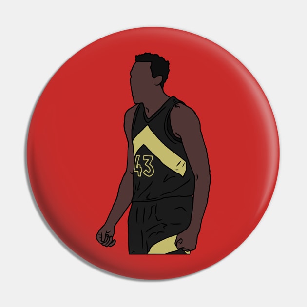 Pascal Siakam Celebration Pin by rattraptees