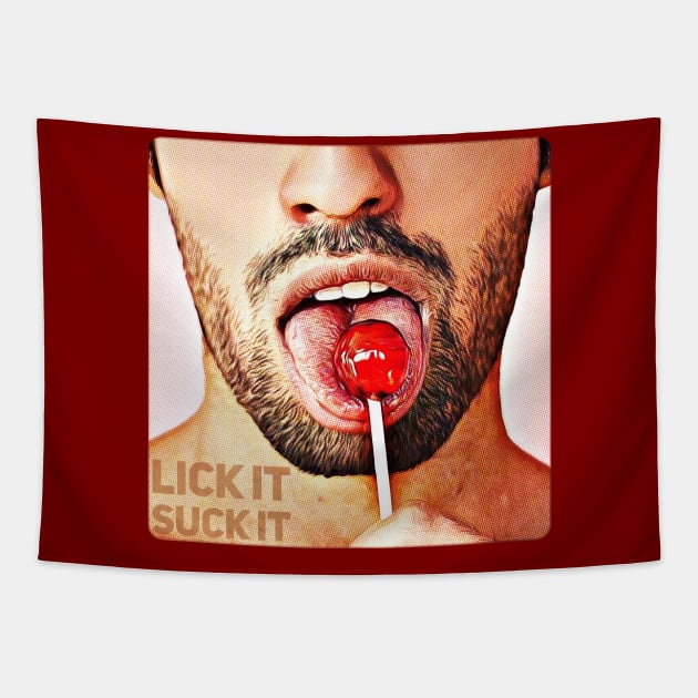 Sucker Tapestry by JasonLloyd