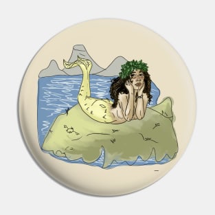 Hawaiian mermaid Pin