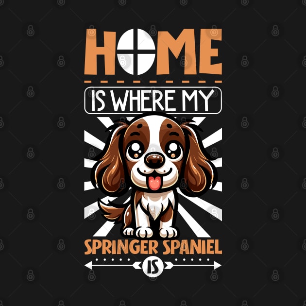 Home is with my English Springer Spaniel by Modern Medieval Design