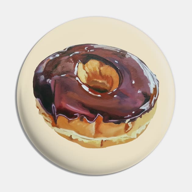 Chocolate Dip Donut Pin by EmilyBickell