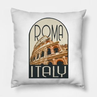 Roma Italy Decal Pillow