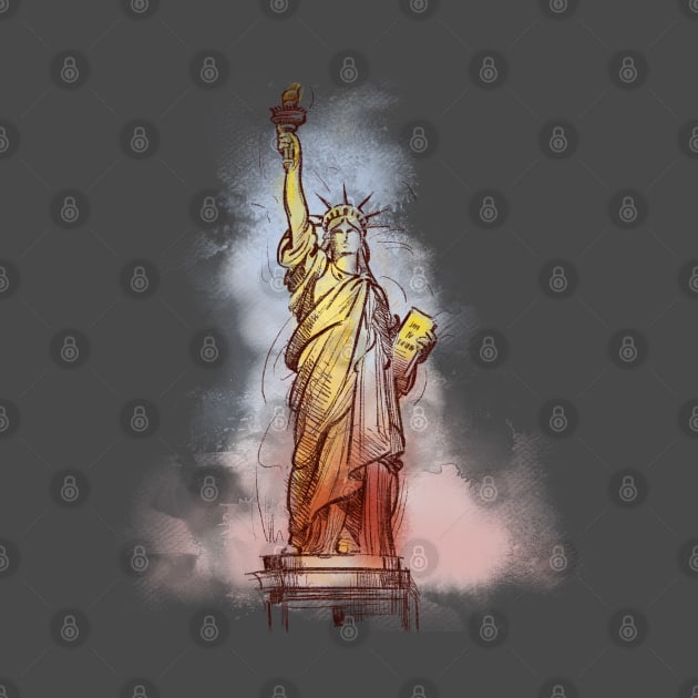 Lady Liberty by Peter Awax