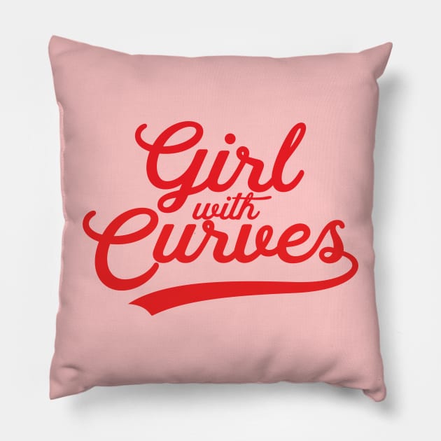 Curvy Thick Girl Pillow by Hixon House