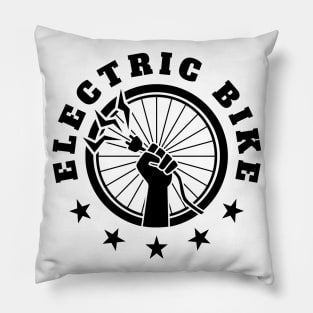 e Bike Electric Bicycle Pedelec Cycle Design Pillow