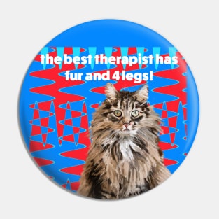 Fur Therapist Pin