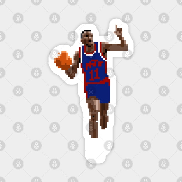 Isiah Thomas Pixel Dribble Magnet by qiangdade