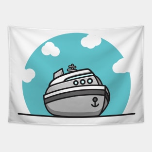 cute ship Tapestry