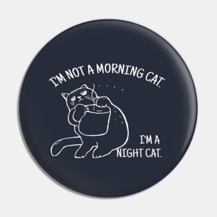morning cat coffee Pin
