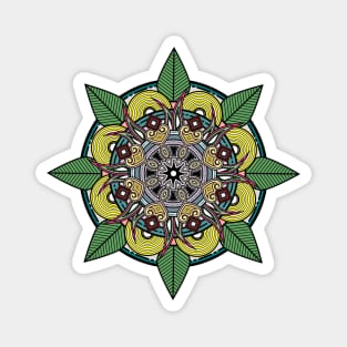 Floral Mandala Magnet