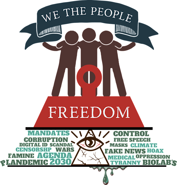 Power To The People - Freedom From Tyranny Kids T-Shirt by Bee-Fusion