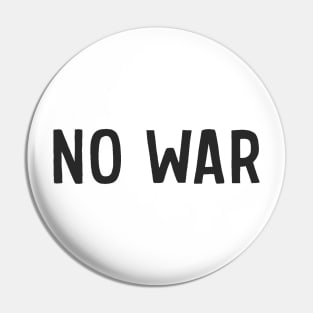 No War Pin
