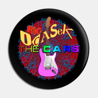 ric ocasek pink guitar Pin