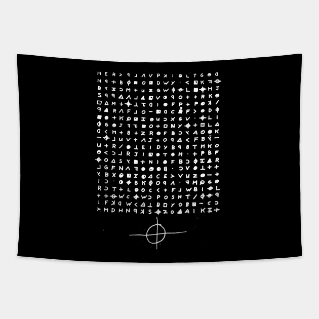 340 Cipher - Premium Tapestry by JosephSheltonArt