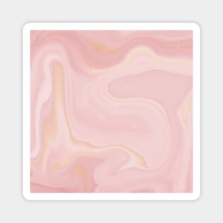 Modern Marble Pink Gold Glitter Background Magnet