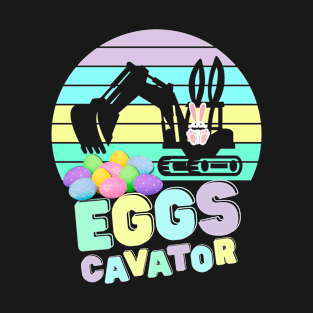 Happy Easter Eggscavator Egg Hunt T-Shirt