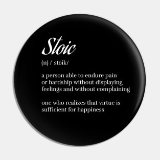 Stoic Definition Pin