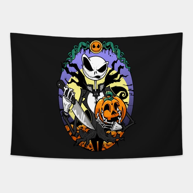 The Pumpkin king Tapestry by Kensuke