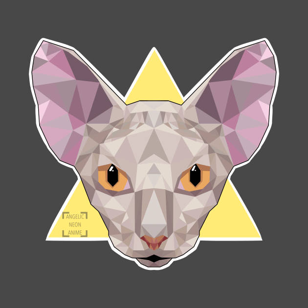 Low Poly Cat by angelicneonanime