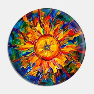 Soulful Symmetry: Expressions of the Self in Abstract Mandala Pin