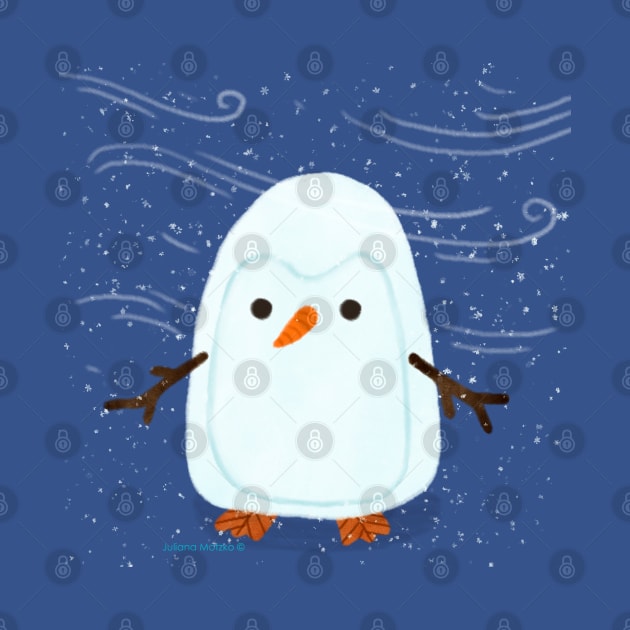 Snowpenguin by thepenguinsfamily