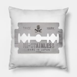 Vintage Razor Blade Retro Music Classic Pillow