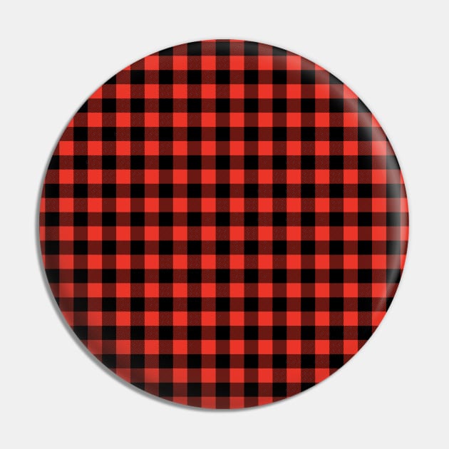 Red and black plaid pattern Pin by craftydesigns