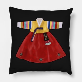 Rainbow Hanbok Pillow