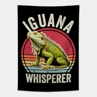 Funny Iguana Whisperer Retro Vintage Tapestry