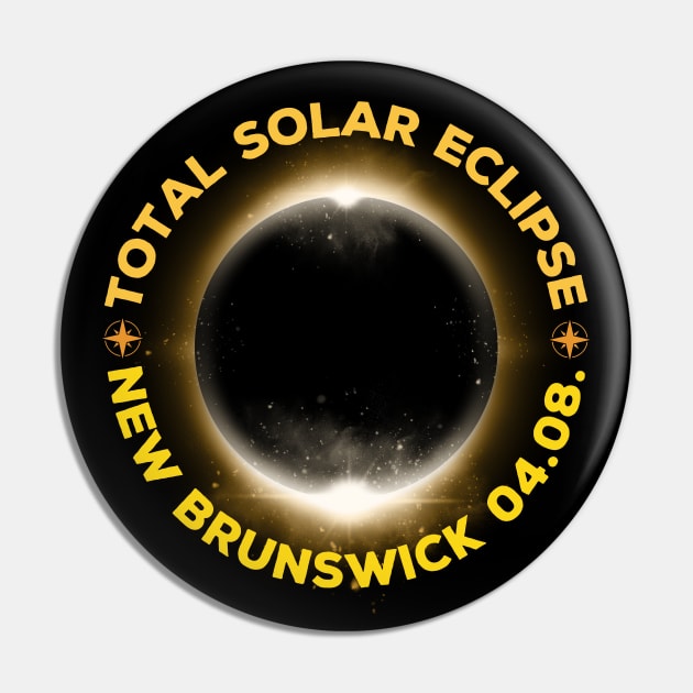 Total Solar Eclipse 2024 New Brunswick, Canada Pin by HappyPeeps