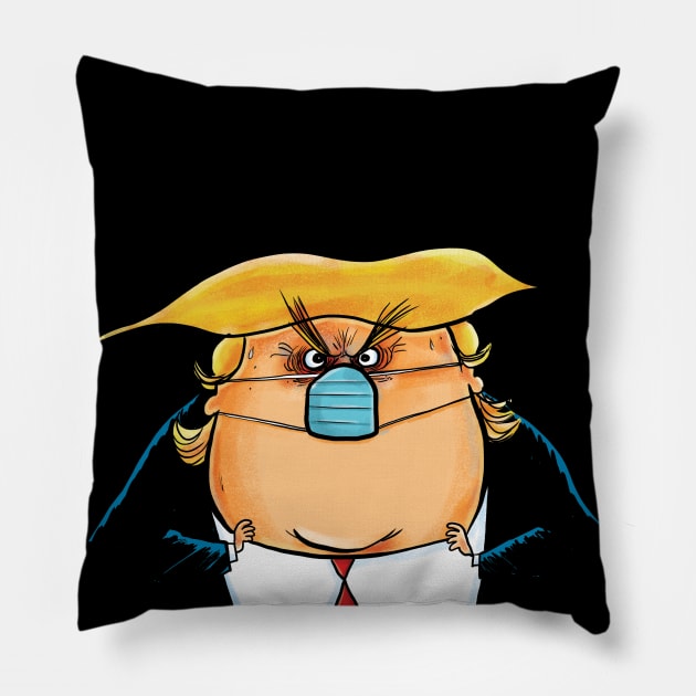 Maga Mask Pillow by Grasdal