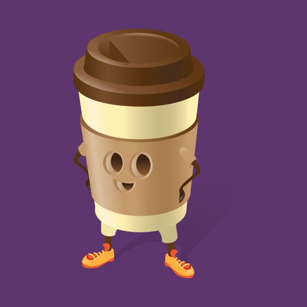 Happy Coffee Cup by OlyaYang