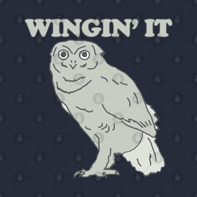 Owl - Winging It by karutees