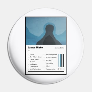 James Blake Tracklist Pin