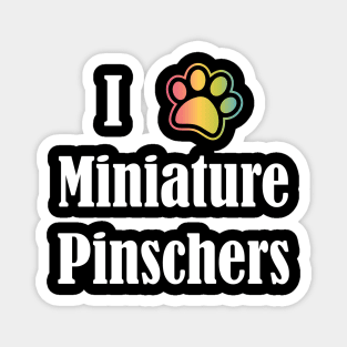 I Heart Miniature Pinschers | I Love Miniature Pinschers Magnet