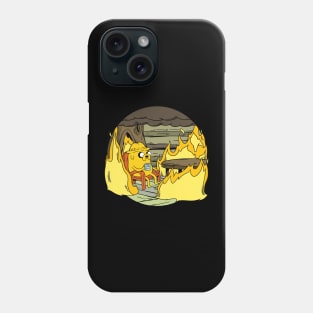 Adventure Time - This is fine! Phone Case